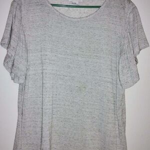 Liz Claiborne Gray Blouse